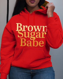 Brown sugar babe Long Sleeves Hoodie