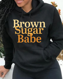 Brown sugar babe Long Sleeves Hoodie