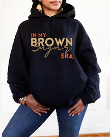 In My Brown  Long Sleeves Hoodie